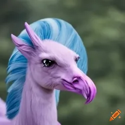 Size: 1024x1024 | Tagged: safe, craiyon, derpibooru import, machine learning generated, silverstream, classical hippogriff, hippogriff, bust, female, image, png, portrait, realistic, solo