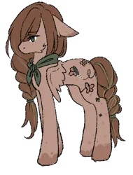 Size: 345x455 | Tagged: safe, artist:slasher_wife, derpibooru import, oc, oc:butterfly (slasherwife), unofficial characters only, pegasus, pony, brown mane, cutie mark, image, png, side view, simple background, solo, transparent background, wings