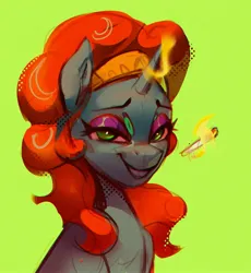 Size: 2480x2696 | Tagged: safe, artist:annna markarova, derpibooru import, oc, pony, unicorn, image, jpeg, sketch, solo