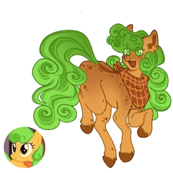 Size: 1000x1000 | Tagged: safe, artist:kazmuun, derpibooru import, perfect pie, earth pony, pony, apple family member, female, image, mare, png, quadrupedal, simple background, solo, transparent background