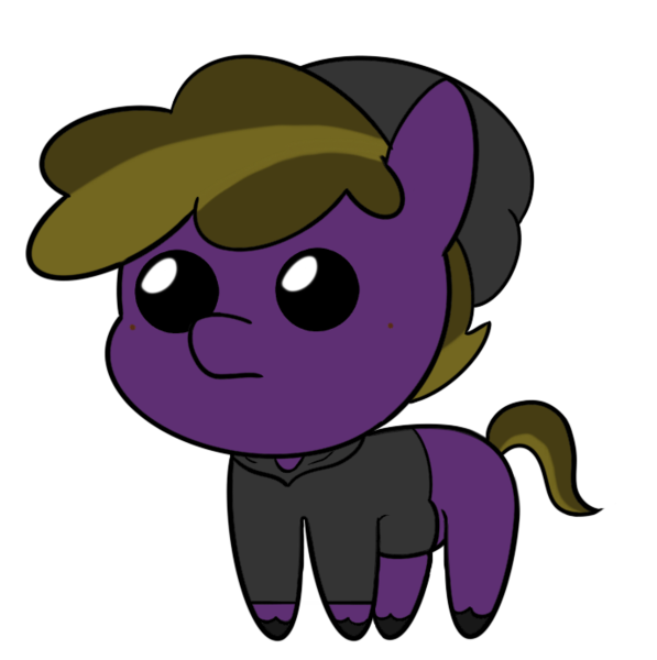 Size: 688x691 | Tagged: safe, artist:wyntermoon, derpibooru import, oc, oc:wyntermoon, unofficial characters only, earth pony, pony, autism creature, beanie, belly, chibi, clothes, expressionless, hat, hoodie, image, multicolored hair, png, short tail, simple background, smol, solo, tail, transparent background