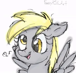 Size: 769x736 | Tagged: safe, artist:funnyk16, derpibooru import, derpy hooves, pegasus, pony, female, image, jpeg, simple background, solo, white background