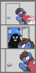 Size: 1500x3000 | Tagged: safe, derpibooru import, oc, oc:bizarre song, oc:sugar morning, pegasus, comic, door, image, laughing, mashed, mei, meme, nervous, overwatch, pegasus oc, png, ponified meme, smg4, sweat, tumblr goes to 4chan, wings