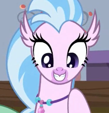 Size: 370x386 | Tagged: safe, derpibooru import, screencap, silverstream, classical hippogriff, hippogriff, school raze, season 8, spoiler:s08, cropped, cute, diastreamies, female, happy, image, jewelry, png, smiling