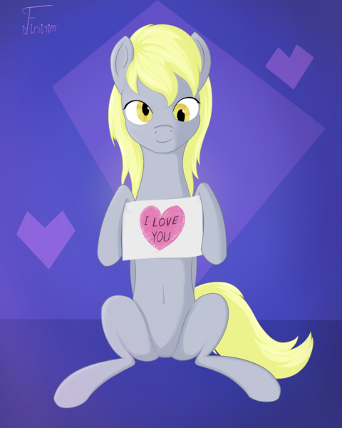 Size: 3008x3760 | Tagged: safe, artist:finirim, derpibooru import, derpy hooves, pegasus, pony, belly, belly button, cute, female, heart, image, looking at you, mare, png, simple background, solo, solo female