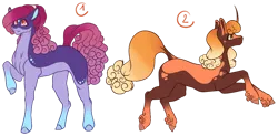 Size: 1024x503 | Tagged: safe, artist:oneiria-fylakas, derpibooru import, oc, unofficial characters only, earth pony, pony, unicorn, female, image, mare, png, simple background, transparent background