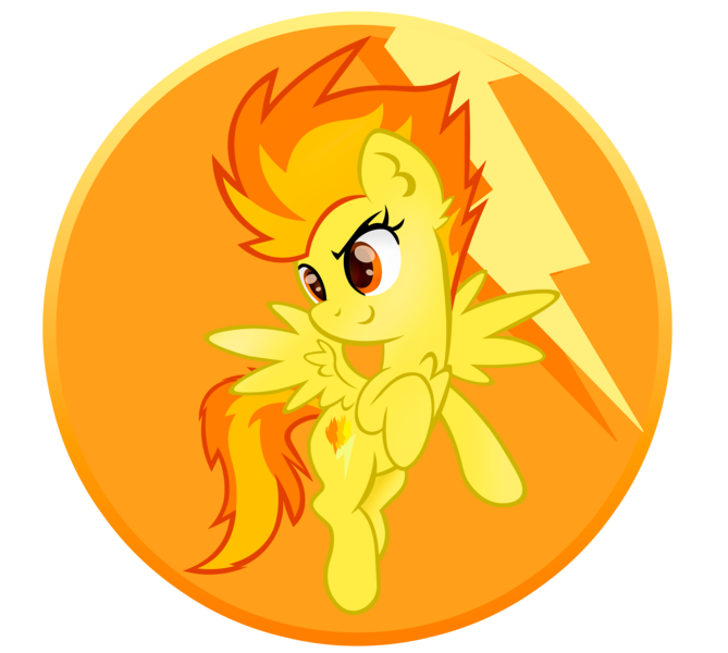 Size: 4383x3933 | Tagged: safe, artist:fededash, derpibooru import, spitfire, pegasus, cutie mark, female, flying, g4, image, png, simple background, solo, wings