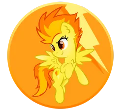 Size: 4383x3933 | Tagged: safe, artist:fededash, derpibooru import, spitfire, pegasus, cutie mark, female, flying, g4, image, png, simple background, solo, wings