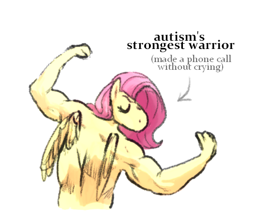 Size: 540x460 | Tagged: safe, artist:punkittdev, derpibooru import, fluttershy, anthro, pegasus, pony, arrow, female, image, mare, muscles, muscleshy, png, pose, simple background, solo, text, white background