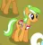 Size: 157x162 | Tagged: safe, derpibooru import, screencap, apple leaves, earth pony, pony, trade ya, apple family member, background pony, clothes, cropped, female, g4, image, mare, png