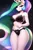 Size: 2048x3072 | Tagged: suggestive, ai content, derpibooru import, editor:paajbach, machine learning generated, novelai, stable diffusion, princess celestia, alicorn, anthro, pony, g4, bedroom eyes, belly button, big breasts, bra, breasts, busty princess celestia, clothes, curvy, dark background, derpibooru exclusive, eyebrows, eyebrows visible through hair, eyeliner, female, flowing hair, flowing mane, frills, glow, grin, hand on hip, high res, horn, image, jewelry, legs together, lidded eyes, lingerie, looking at you, makeup, mare, missing cutie mark, no cutie marks because im lazy, png, pose, posing for photo, prompter:paajbach, seductive, seductive look, seductive pose, sexy, smiling, smiling at you, solo, solo female, stupid sexy celestia, thighs, thin, tiara, underwear, wingless, wingless alicorn, wingless anthro