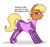 Size: 821x765 | Tagged: safe, artist:cookieboy011, derpibooru import, ms. harshwhinny, earth pony, pony, annoyed, blushing, bodysuit, clothes, ear piercing, image, latex, latex suit, metroid, piercing, png, ponytail, side view, simple background, solo, standing, tight clothing, white background, zero suit