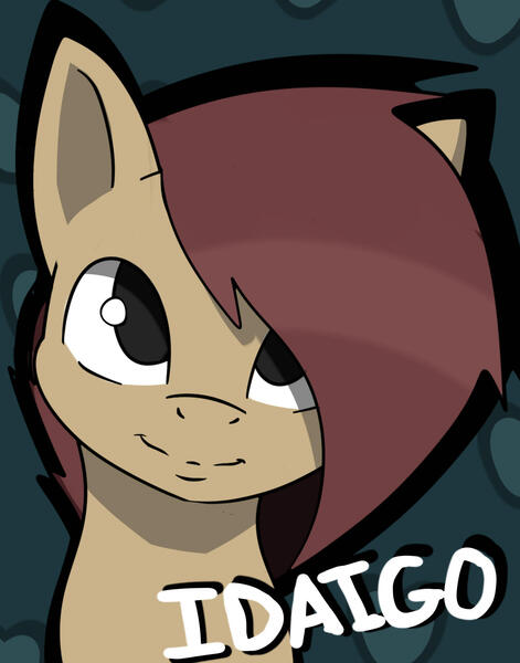 Size: 1650x2100 | Tagged: safe, artist:minckies, derpibooru import, oc, unofficial characters only, earth pony, pony, abstract background, bust, earth pony oc, image, jpeg, smiling, solo