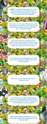 Size: 2048x5377 | Tagged: safe, derpibooru import, official, angus mcsteer, buffalo bull, king longhorn, pinkie pie, twilight sparkle, twilight sparkle (alicorn), alicorn, bull, earth pony, pony, bowler hat, clothes, cloven hooves, dialogue, dialogue box, dress, ear piercing, earring, english, event, feather, female, gameloft, hat, horn, horns, image, implied princess celestia, jewelry, male, mare, mobile game, my little pony: magic princess, piercing, png, sideburns, speech bubble, text