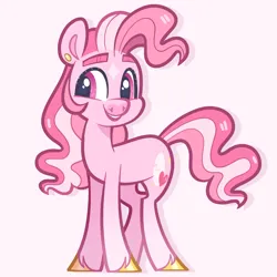 Size: 5000x5000 | Tagged: safe, derpibooru import, oc, unofficial characters only, earth pony, pony, image, league of legends, pink, pink background, png, ponysona, simple background, solo, sona