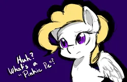 Size: 792x512 | Tagged: safe, artist:minckies, derpibooru import, surprise, pegasus, pony, confused, female, image, mare, png, purple background, simple background, solo, wings