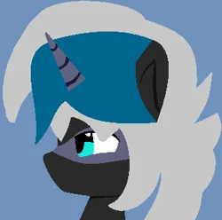 Size: 324x321 | Tagged: safe, artist:jadeharmony, artist:swaggykittycat, derpibooru import, oc, oc:elizabat stormfeather, unofficial characters only, alicorn, bat pony, bat pony alicorn, pony, alicorn oc, base used, bat pony oc, bat wings, blue background, female, horn, image, mare, ninja, png, simple background, solo, wings