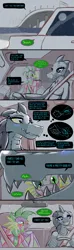 Size: 983x3313 | Tagged: safe, artist:frist44, derpibooru import, spike, bea santello, car, comic, crossover, driving, highway, image, mae borowski, maw, my little pony, night in the woods, older, png, teeth