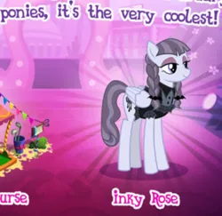 Size: 517x503 | Tagged: safe, derpibooru import, inky rose, pegasus, pony, female, gameloft, image, jpeg, mare, meme, wow! glimmer