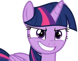 Size: 2934x2325 | Tagged: safe, artist:sketchmcreations, derpibooru import, twilight sparkle, twilight sparkle (alicorn), alicorn, pony, between dark and dawn, female, grin, image, mare, mischievous, png, simple background, smiling, transparent background, vector
