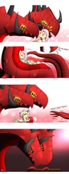 Size: 2003x4996 | Tagged: safe, artist:questionmarkdragon, derpibooru import, fluttershy, oc, unnamed oc, dracony, dragon, hybrid, pegasus, pony, canon x oc, clothes, coffin, comic, death, dialogue, dragon oc, dress, emanata, female, high res, image, immortality blues, male, mare, multiple heads, non-pony oc, offscreen character, parent:fluttershy, parent:unnamed oc, parents:canon x oc, png, preggoshy, pregnant, shipping, story included, straight, sweat, two heads, two-headed dragon