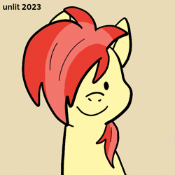 Size: 720x720 | Tagged: safe, artist:unlit, derpibooru import, pony, animated, commission, drool, gif, image, licking, licking the fourth wall, solo, tongue out, ych animation, ych example, ych result, your character here