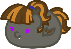 Size: 233x162 | Tagged: safe, artist:sugar morning, derpibooru import, oc, oc:mythic dawn, unofficial characters only, bat pony, pony, bat pony oc, bat wings, bean pony, brown mane, commission, fangs, female, hair tie, image, mare, png, ponytail, purple eyes, simple background, smol, solo, transparent background, wings, ych result