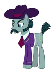 Size: 1284x1690 | Tagged: safe, derpibooru import, turner mccolt, earth pony, pony, the hooffields and mccolts, angry, eyebrows, facial hair, image, male, mccolt family, moustache, png, sideburns, simple background, solo, stallion, transparent background
