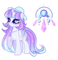 Size: 924x941 | Tagged: safe, artist:gloriaartist, derpibooru import, oc, alicorn, pony, female, hat, image, mare, png, solo