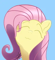 Size: 1908x2056 | Tagged: safe, artist:ermecg, derpibooru import, fluttershy, pegasus, pony, colored lineart, cute, eyes closed, image, png, simple background, smiling, solo