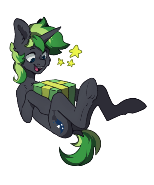 Size: 2500x3000 | Tagged: safe, derpibooru import, oc, oc:azure slash, unofficial characters only, pony, unicorn, butt, cute, dock, happy, image, lying down, on back, plot, png, present, solo, stars, tail