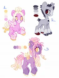 Size: 1553x2048 | Tagged: safe, artist:p0nyplanet, derpibooru import, oc, unofficial characters only, insect, moth, mothpony, original species, pegasus, pony, unicorn, adoptable, image, jpeg