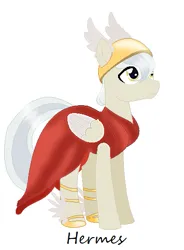 Size: 399x542 | Tagged: safe, artist:harmonicdreemur1308, derpibooru import, ponified, pegasus, pony, base used, clothes, dress, greek mythology, hermes, image, male, png, simple background, solo, stallion, white background, wings