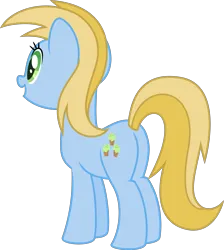 Size: 3000x3355 | Tagged: safe, artist:sollace, derpibooru import, buttercream, earth pony, pony, friendship is magic, .svg available, background pony, butt, cute, derpibooru exclusive, facing away, female, image, mare, plot, png, solo, sundowner, vector
