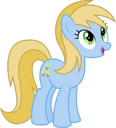Size: 949x1049 | Tagged: safe, artist:sollace, derpibooru import, buttercream, earth pony, pony, .svg available, background pony, cute, happy, image, open mouth, png, simple background, solo, standing, sundowner, transparent background, vector
