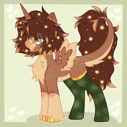 Size: 2048x2048 | Tagged: safe, artist:moonydropps, derpibooru import, oc, oc:ponysona, unofficial characters only, alicorn, pony, clothes, green eyes, hair, horn, image, jpeg, mane, open mouth, open smile, smiling, socks, solo, spread wings, tail, wings