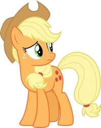 Size: 3000x3771 | Tagged: safe, artist:cloudyglow, derpibooru import, applejack, the beginning of the end, .ai available, image, png, solo, vector