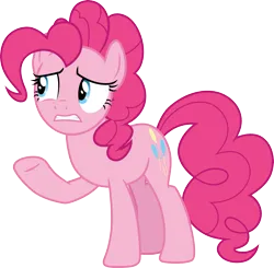 Size: 3059x3000 | Tagged: safe, artist:cloudyglow, derpibooru import, pinkie pie, the beginning of the end, .ai available, image, png, solo, vector