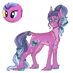 Size: 894x894 | Tagged: safe, artist:kazmuun, derpibooru import, elbow grease, paradise (crystal pony), crystal pony, earth pony, pony, female, image, mare, paradise (g4), png, simple background, solo, transparent background