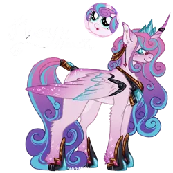 Size: 894x894 | Tagged: safe, artist:kazmuun, derpibooru import, princess flurry heart, alicorn, pony, female, image, mare, older, older flurry heart, png, simple background, solo, transparent background