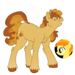 Size: 894x894 | Tagged: safe, artist:kazmuun, derpibooru import, peachy pie, earth pony, pony, female, filly, foal, image, png, simple background, solo, transparent background