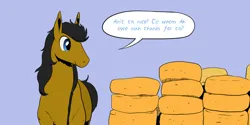 Size: 1280x640 | Tagged: safe, artist:darkhestur, derpibooru import, oc, oc:dark, braid, cheese, food, image, png, simple background