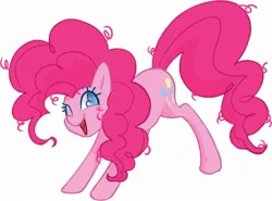 Size: 2318x1718 | Tagged: safe, artist:1800love_, derpibooru import, pinkie pie, earth pony, pony, cute, diapinkes, female, image, jpeg, looking at you, mare, one eye closed, open mouth, open smile, simple background, smiling, smiling at you, white background, wink, winking at you