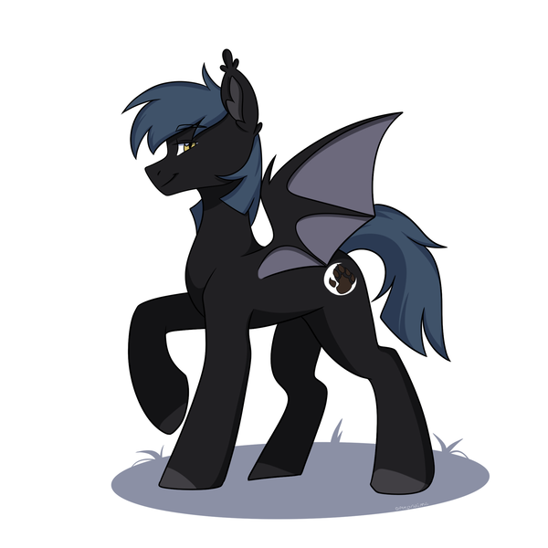 Size: 2048x2048 | Tagged: safe, artist:cottonaime, derpibooru import, oc, oc:shade stardagger, unofficial characters only, bat pony, pony, image, male, png, solo