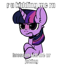 Size: 1839x1903 | Tagged: safe, derpibooru import, twilight sparkle, pony, unicorn, angry, cute, derpibooru exclusive, female, image, madorable, mare, meme, png, simple background, solo, twiabetes, white background
