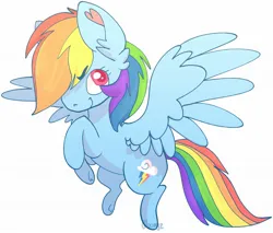 Size: 1906x1622 | Tagged: safe, artist:sunburst1ng, derpibooru import, rainbow dash, pegasus, pony, female, image, jpeg, simple background, solo, white background