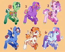 Size: 4096x3273 | Tagged: safe, artist:cocopudu, derpibooru import, oc, unofficial characters only, earth pony, pegasus, unicorn, adoptable, image, jpeg