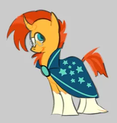 Size: 1229x1295 | Tagged: safe, artist:rennynation, derpibooru import, sunburst, pony, unicorn, gray background, image, jpeg, male, simple background, solo