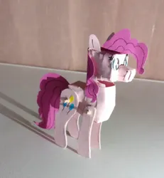 Size: 859x930 | Tagged: safe, artist:angelwingsmlpfim, derpibooru import, pinkie pie, craft, image, jpeg, papercraft