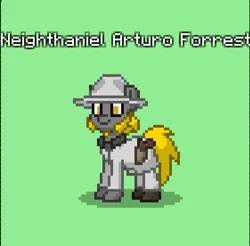 Size: 842x829 | Tagged: safe, derpibooru import, oc, oc:neighthaniel arturo forrest, unofficial characters only, earth pony, american civil war, clothes, confederate, earth pony oc, gun, handgun, image, jpeg, revolver, sideburns, weapon
